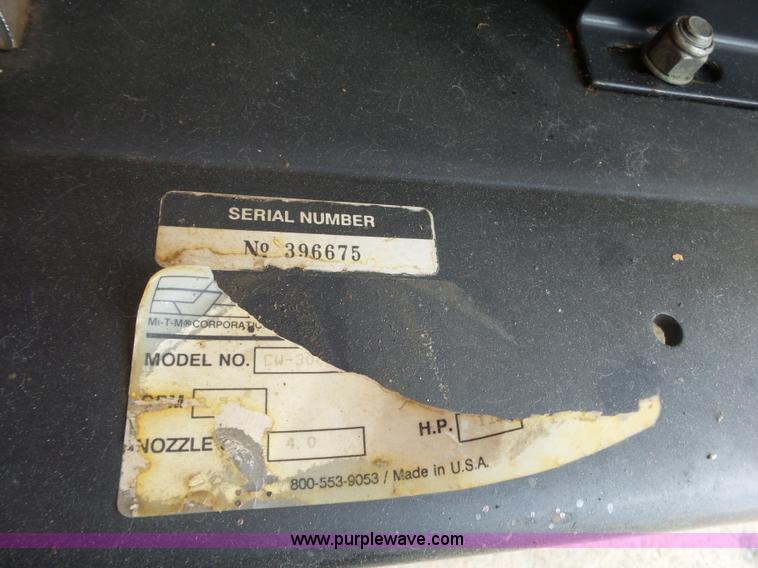 image for item AG9226 Mi-T-M 3004 pressure washer