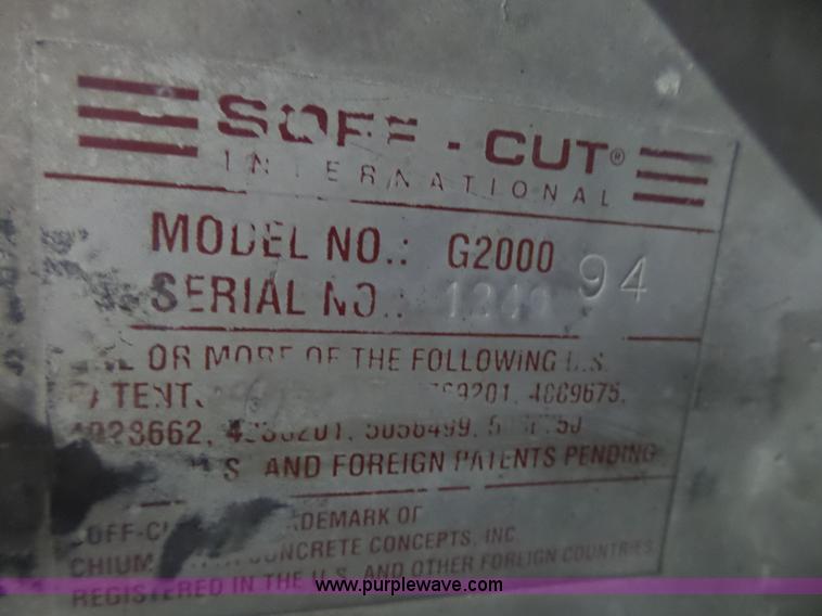 image for item BG9040 Soff Cut G200 concrete saw