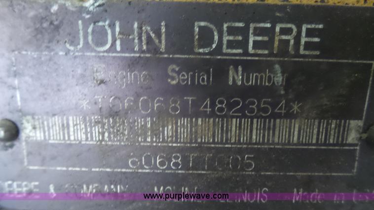 image for item BV9593 John Deere 6068 diesel engine