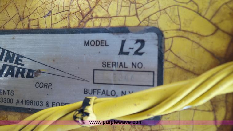image for item BW9760 Line-Ward L-2 vibratory plow