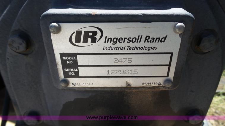 image for item BZ9116 Ingersoll Rand 2475 air compressor