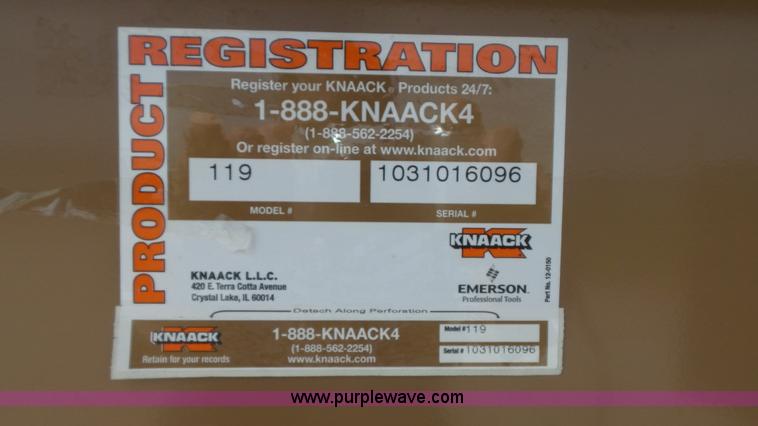 image for item CC9500 Knaack 119 Field Station jobsite box