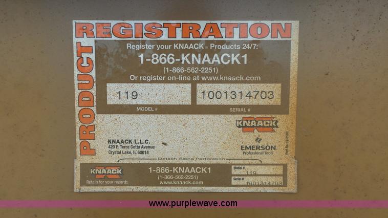 image for item CC9501 Knaack 119 Field Station jobsite box