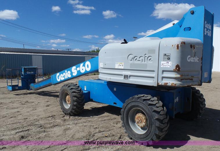 image for item J1662 1999 Genie S60 boom lift