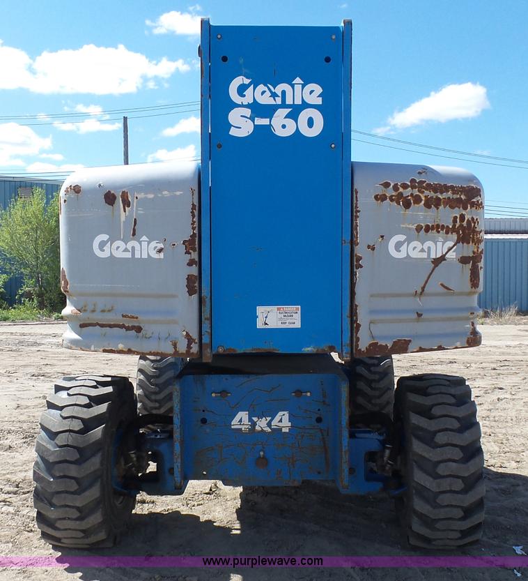 image for item J1662 1999 Genie S60 boom lift