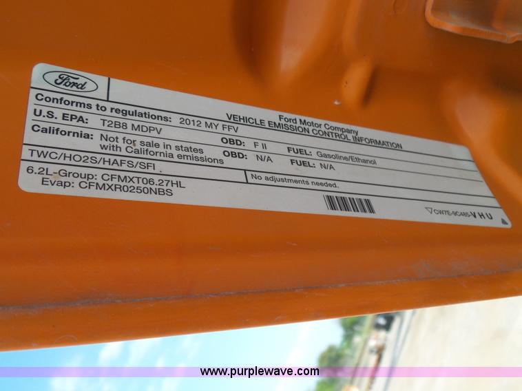 image for item J2791 2012 Ford F250 SuperCab pickup truck