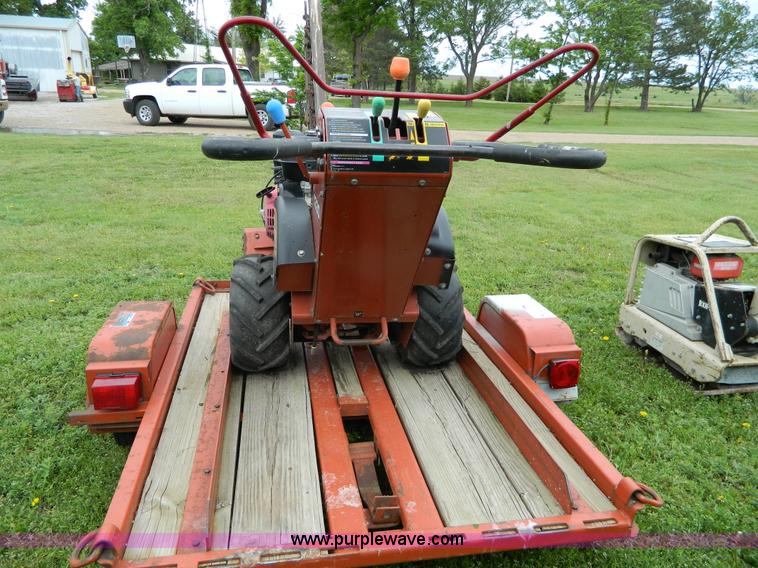 image for item J8907 2005 Ditch Witch 1330 trencher and trailer