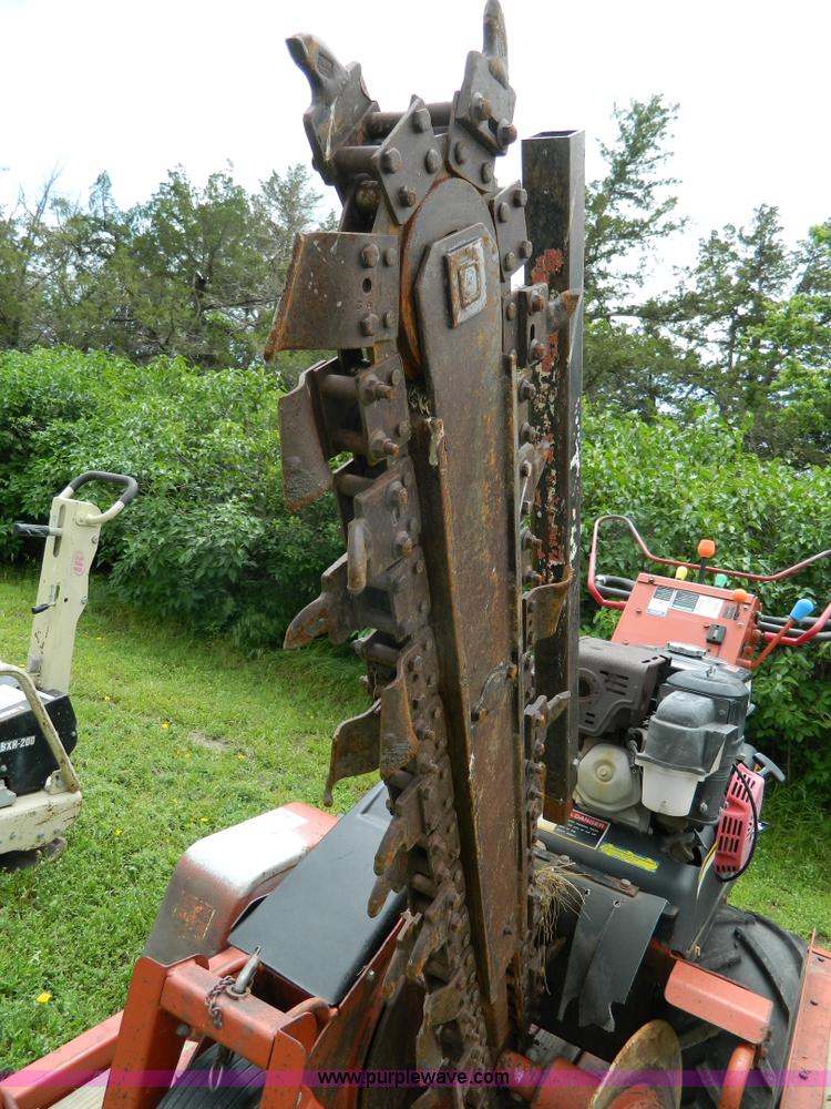 image for item J8907 2005 Ditch Witch 1330 trencher and trailer