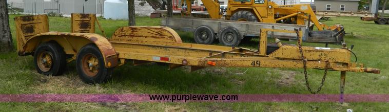 image for item J8913 1962 Haulette equipment trailer
