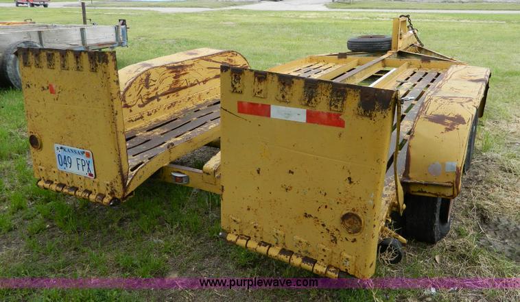 image for item J8913 1962 Haulette equipment trailer