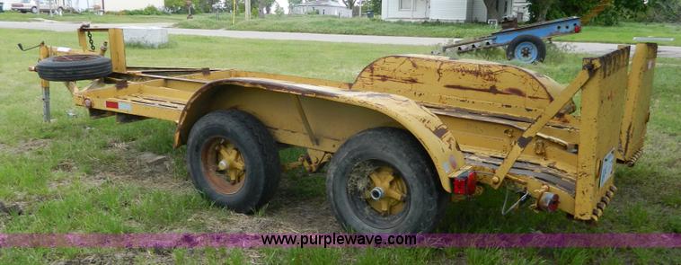 image for item J8913 1962 Haulette equipment trailer