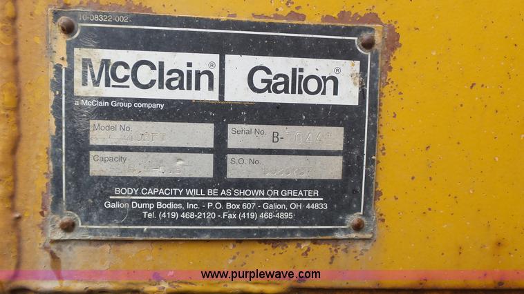 image for item K1401 2000 International 4900 dump truck