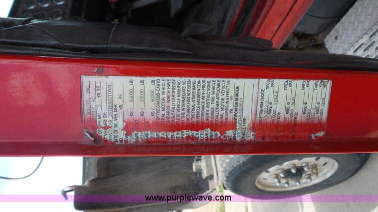 image for item K1412 1999 International Paystar 5000 dump truck