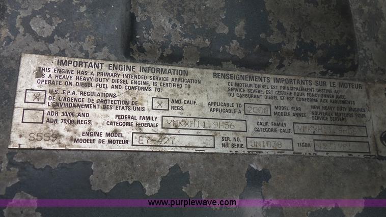 image for item K1429 2001 Mack CH613 Granite dump truck