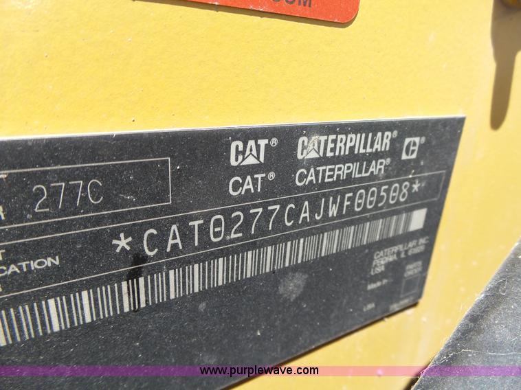 image for item K2213 2007 Caterpillar 277C skid steer