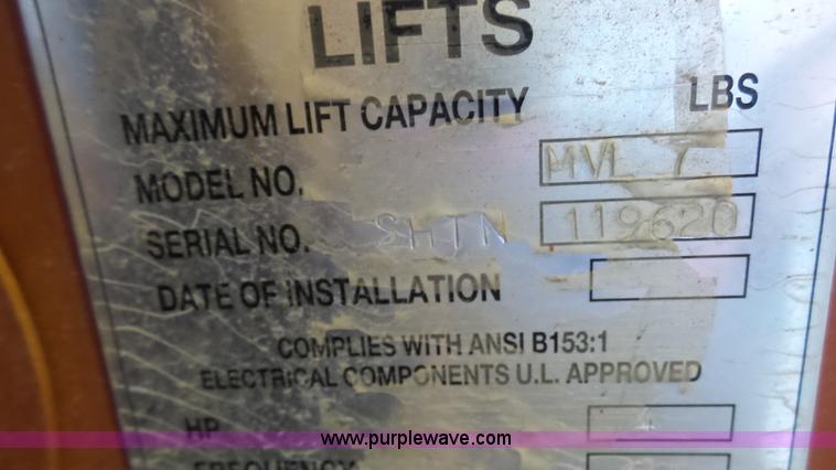 image for item K4051 Challenger MVL7 truck lift