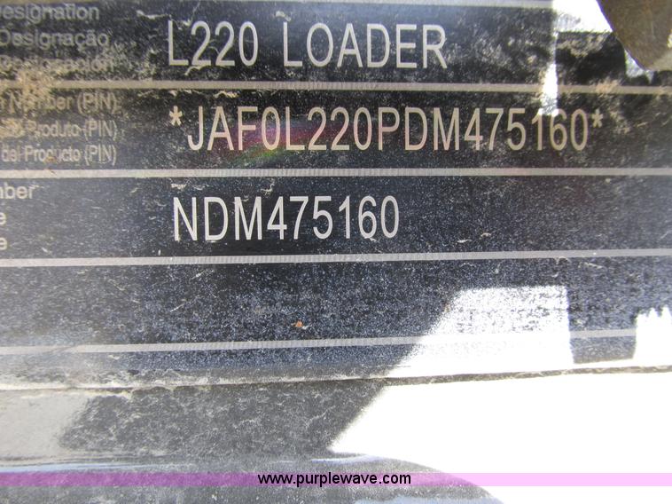 image for item K4706 2013 New Holland L220 skid steer