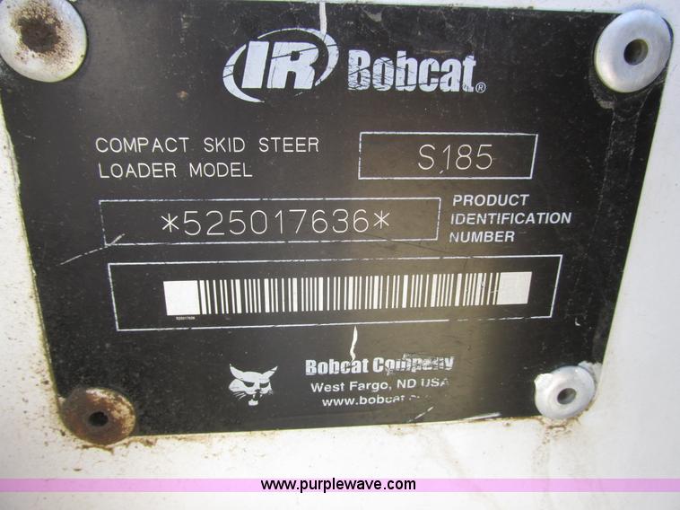 image for item K4707 2005 Bobcat S185 Turbo skid steer