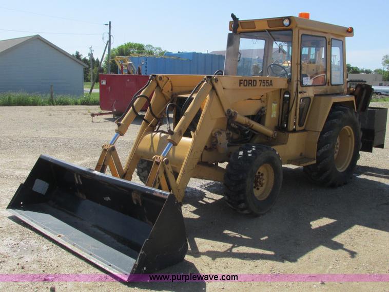 image for item K4708 Ford 755A backhoe tractor