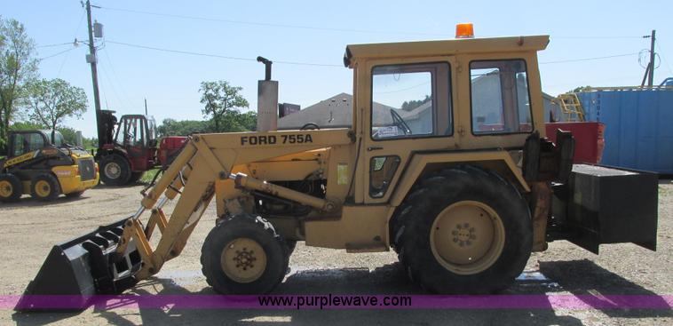 image for item K4708 Ford 755A backhoe tractor