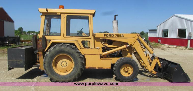 image for item K4708 Ford 755A backhoe tractor