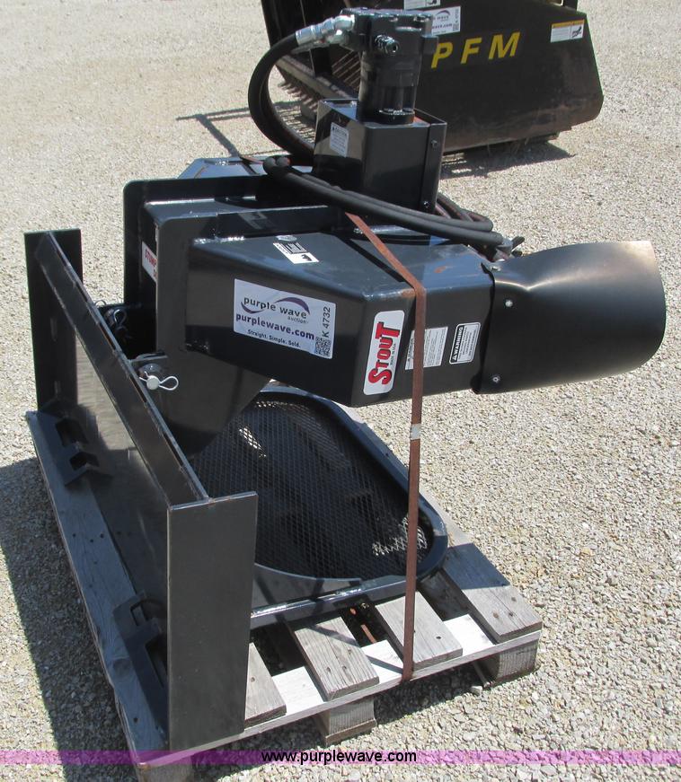 image for item K4732 Stout SG13R skid steer stump grinder