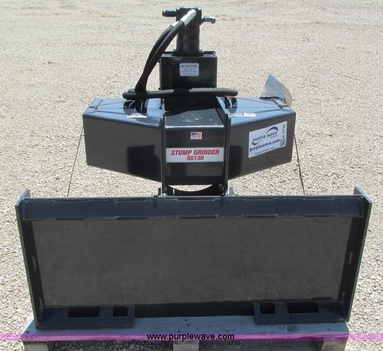 image for item K4732 Stout SG13R skid steer stump grinder