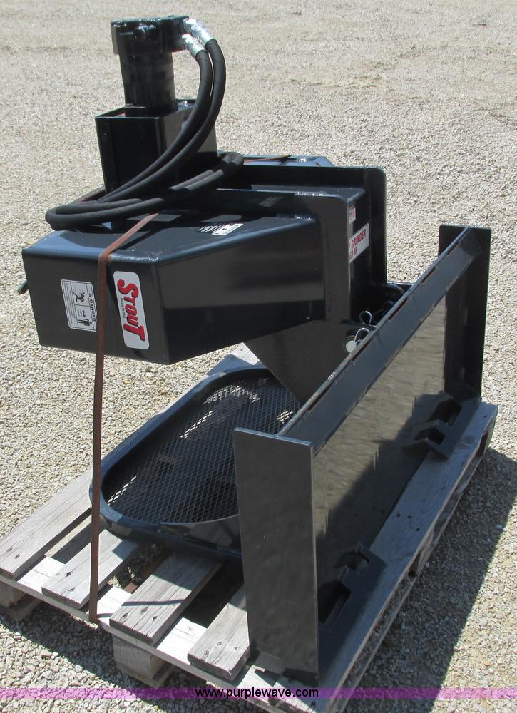 image for item K4732 Stout SG13R skid steer stump grinder