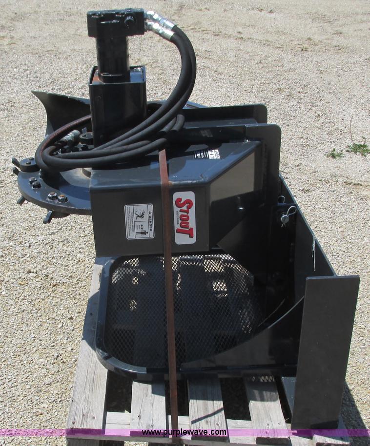 image for item K4732 Stout SG13R skid steer stump grinder