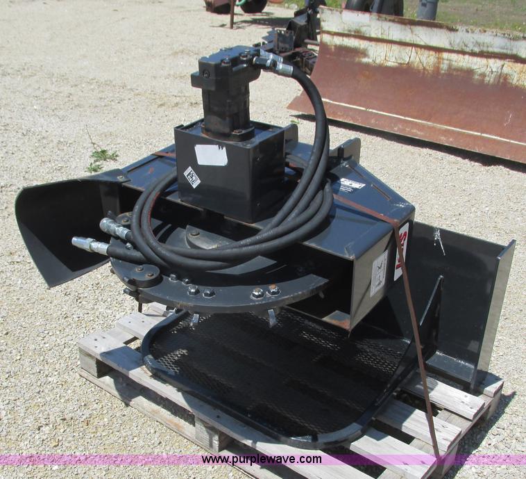 Stout SG13R skid steer stump grinder in Plainview, MN Item K4732 sold