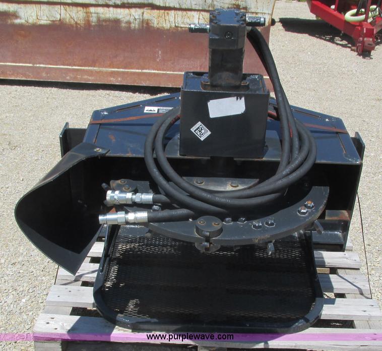 Stout SG13R skid steer stump grinder in Plainview, MN Item K4732 sold