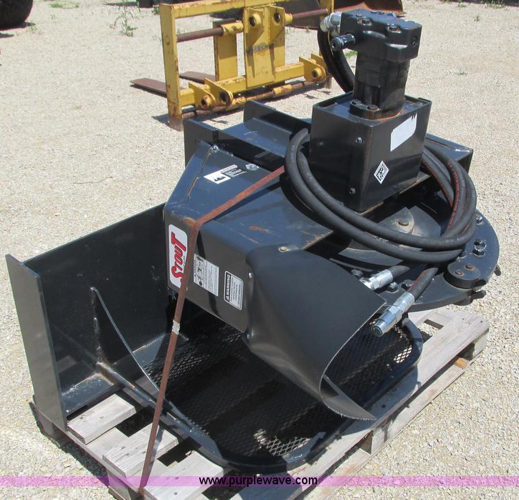 image for item K4732 Stout SG13R skid steer stump grinder