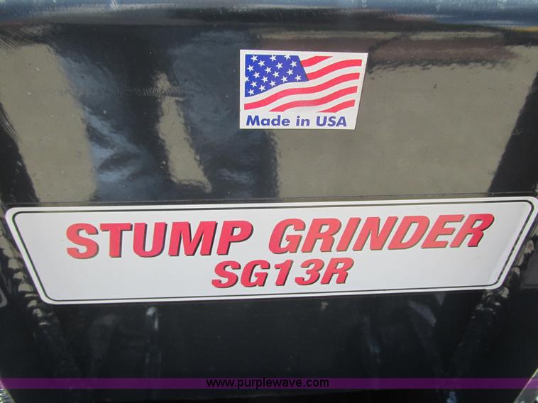 image for item K4732 Stout SG13R skid steer stump grinder