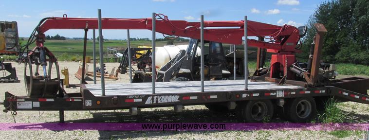 image for item K4736 2000 Contrail C20 log loader trailer