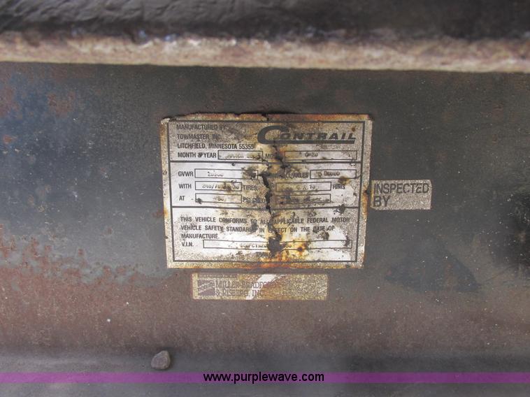 image for item K4736 2000 Contrail C20 log loader trailer