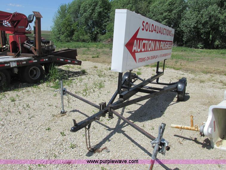 image for item K4738 Sign trailer