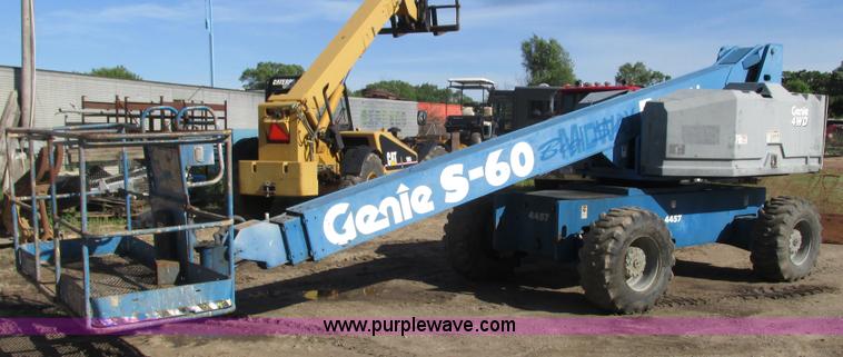 image for item K4740 Genie S60 boom lift
