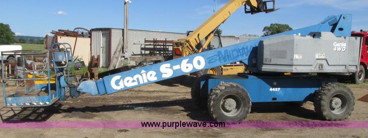 image for item K4740 Genie S60 boom lift