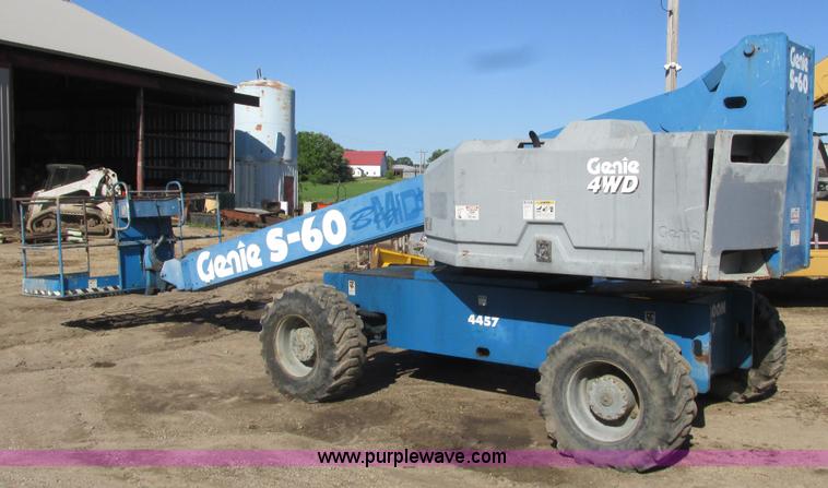 image for item K4740 Genie S60 boom lift