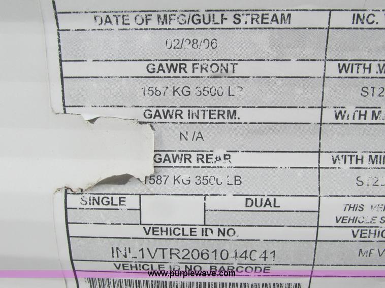 image for item K4741 2006 Cavalier office trailer