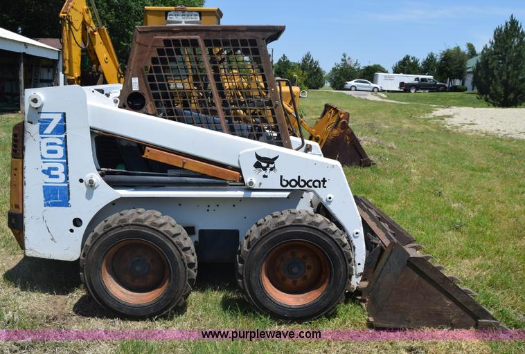 image for item K7291 1997 Bobcat 763 skid steer