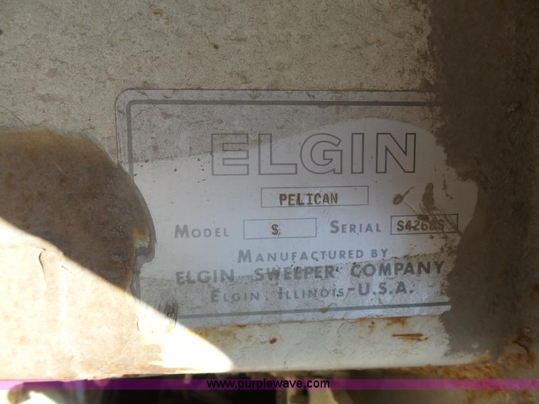 image for item K7676 Elgin Pelican S street sweeper
