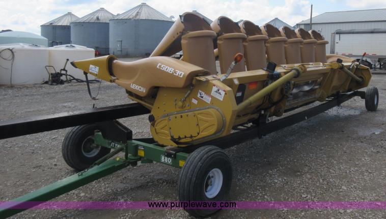 image for item K7838 Lexion C508-30 corn head<br />A bidding system error occurred in the last moments of bidding on this asset in our June 29th Ag Equipment Auction.