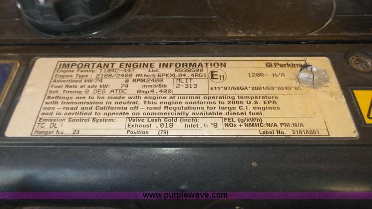 image for item K8336 2006 JLG G9-43A telehandler