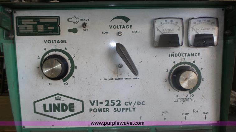 image for item K8340 Linde VI-252 wire feed welder