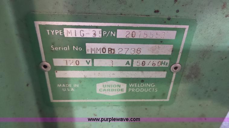 image for item K8340 Linde VI-252 wire feed welder
