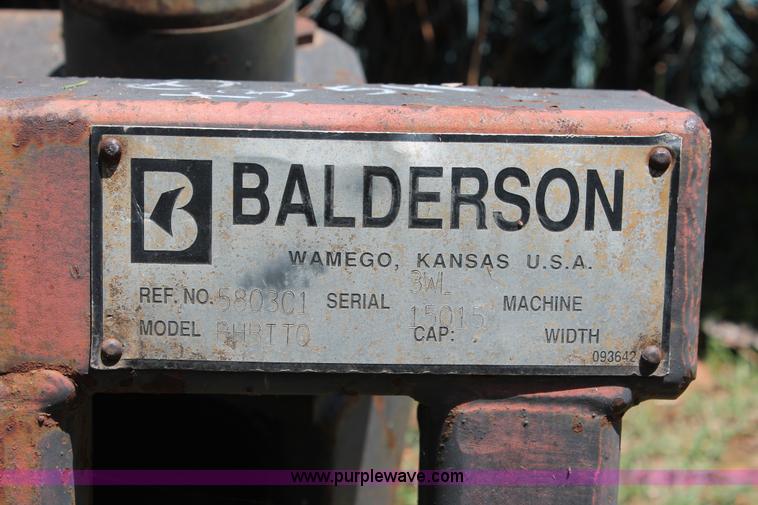 image for item K8803 Balderson BHBITO mount with sweeper broom