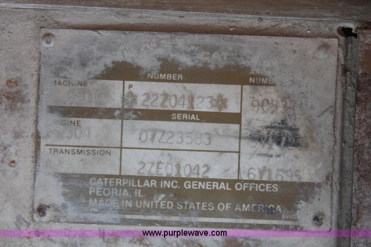 image for item K8813 1989 Caterpillar 950E wheel loader