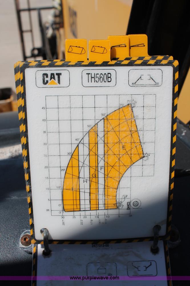 image for item K8815 2005 Caterpillar TH560B telehandler