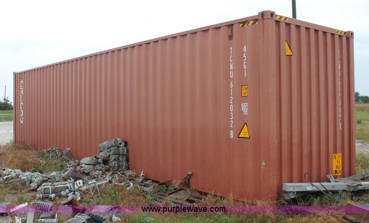 image for item K8845 2011 CIMC conex storage shipping container